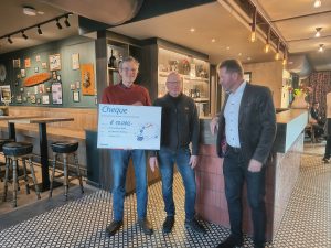 Cheque voor Marke Mallem
